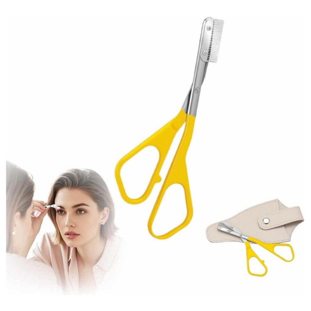 Eyebrow Trimmer Scissors Precision Grooming Kit 1 Piece