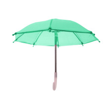 Dollhouse Miniature Umbrella Decor Hanging Decorative Prop for Dolls green