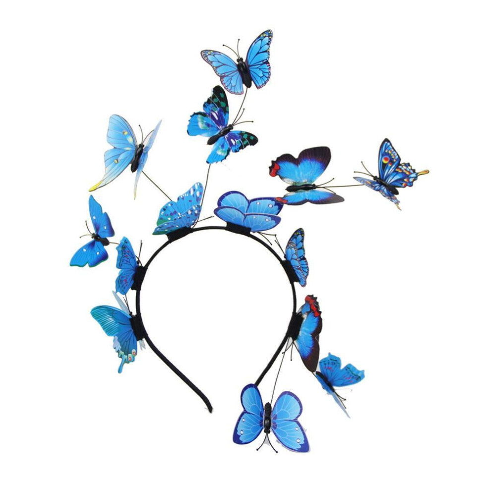 Unisex Pe Fairy Butterfly Hair Head Band For Women And Girls, Fashion Design
