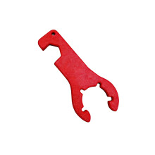 Heavy-Duty PVC Camping Wrench Keychain – Multi-Functional Opener & Tightener, Compatible with Outdoor Use