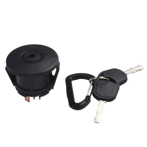 1 Pcs Ignition Switch with 2 Pcs Key, Mower Key Switch Replacement for Most Consumer Riding Mowers 1