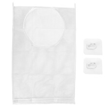 Storage Bag, Durable Anti-Dirt Large Capacity Nylon Mesh Laundry Bag Wall-Mounted For Clothes For Toys For Home