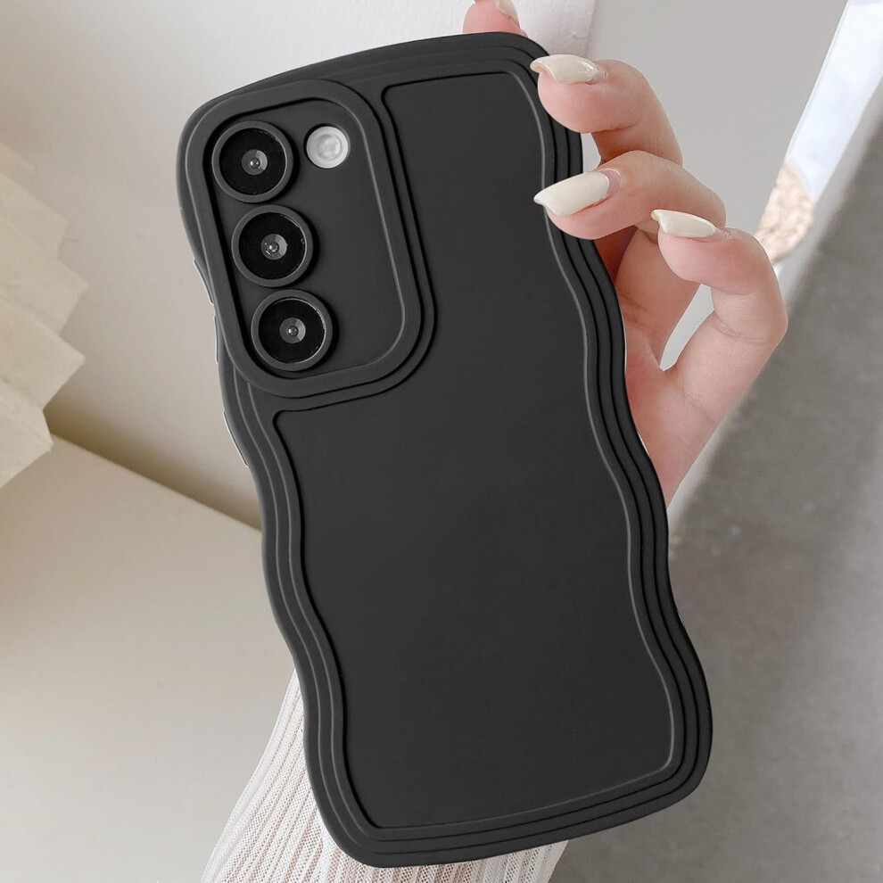 Wave Frame Case For Samsung Galaxy A15 4G/5G Â Slim, Shockproof, Anti-Scratch Tpu Bumper Cover Â Black 9341593607575