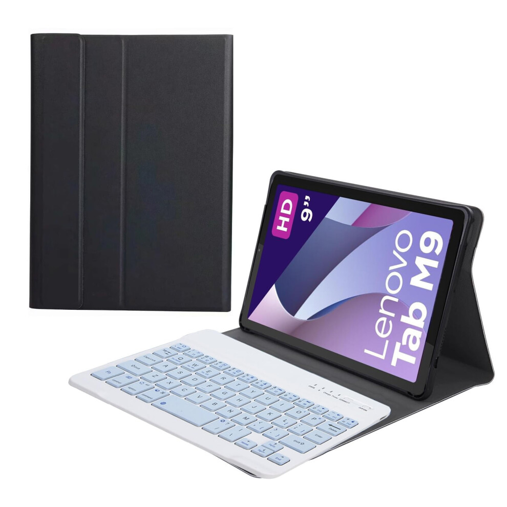 Keyboard Case For Lenovo Tab M9 2023 (Tb-310Fu/Tb-310Xu), 9", Magnetically Detachable Bluetooth, Compatible With Lenovo Tab M9 2023 Green 9341593608183