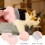 2Pièces Peignes Rose En ABS Chat Pour Élimination Douce Poils 3