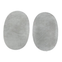 Strijkbare reparatieset, groot formaat 5,5 x 3,5 inch, grijs.