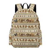 Paardenrugzak voor dagelijks woon-werkverkeer, casual mode, 17 inch rugzak van Oxford-stof