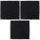 3Pièces Filtre Éponge Aquarium Noir Polyvalent 3