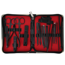 Travel Nail Clipper Case Ergonomic Tools High Quality Stainless Steel Manicure Set Includes Storage Case Suitable for Home and Travel Use