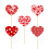 Heart Vase Inserts for Valentine's Day 15-Pack 1
