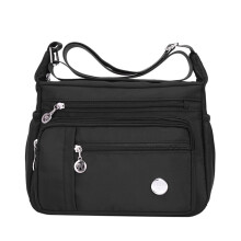 Umhängetasche mit mehreren Fächern, wasserabweisendes Nylon, große Handtasche, Messenger Bag
