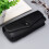 Leather Eyeglass Case for Men Black Non-Fold Spacious 1