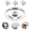 8Stk Öltopf Deckel Metall Gewürzglas Abdeckung Silber 10