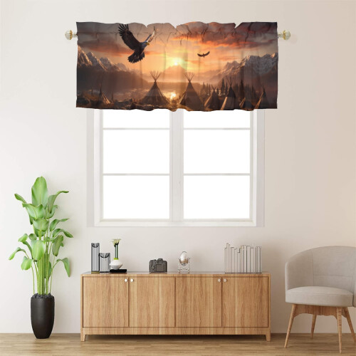 Western Wilderness gardinkappe 135x43 cm stanglomme 1