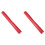 2Pièces Sticker Auto PVC Rouge Découpable Sans Résidu 1