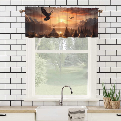 Western Wilderness gardinkappe 135x43 cm stanglomme 2
