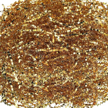 Gold Glitter Shredded Paper, Metallic Crinkle Cut, Double-Sided Gold Filler for Gift Boxes & Baskets – Valentine's, Anniversary, Birthday
