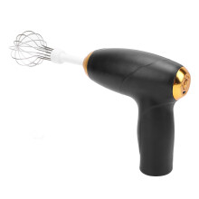 Wireless Hand Mixer USB Rechargeable Egg Beater for Baking and Cooking Black