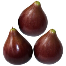 Artificial Faux Fig Realistic Plastic for Home and Kitchen Decor 3Pcs