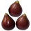 Artificial Faux Fig Realistic Plastic for Home and Kitchen Decor 3Pcs 1