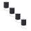 Black Elastic Cord for Bracelets 1mm 4pcs 1
