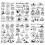 Christmas Candle Water Transfer Stickers 3/2/1PCS 1