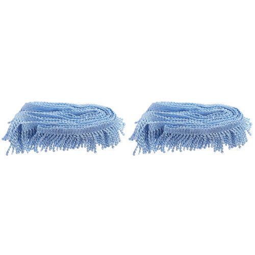 2Stk Polyester Vorhangquasten Fransen Für DIY Und Sofakissen 1