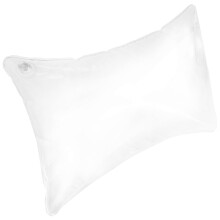 Transparent Inflatable Pillow for Camping with PVC Material Soft Comfortable Adjustable Height Portable Foldable Salon Use 12x16 inches