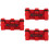 3Stk Roter Auto Dachgriff Polyester Stark Vielseitig 5
