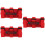 3Stk Roter Auto Dachgriff Polyester Stark Vielseitig 6