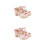 2Paren Paar Modieuze Roze Dames, Strik , Ademend 3
