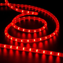 LED Rope Light Red LED 216LED 18FT 110v with Indoor and Outdoor Decorative Lighting,Waterpro of Light with UL Certified