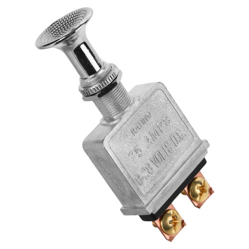 Tractor Push Pull Switch Heavy Duty Starter Control Silver