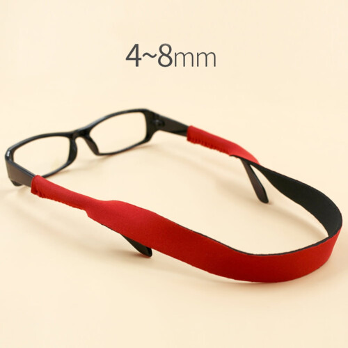 Eyewear Retainer Strap 1Pcs Red Neoprene Keeps Glasses Secure During Activities