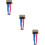 3Pièces Bas En Soie Couleur Bonbon Pour - Élasticité 9