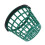 Golf Ball Bucket with Handle - Durable Nylon Plastic Green Holds 25 Golf Balls 8