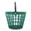 Golf Ball Bucket with Handle - Durable Nylon Plastic Green Holds 25 Golf Balls 1