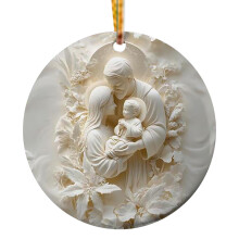 Christmas Ornaments, Nativity Prayer Pendant Christmas Nativity Scene Ornament, Christmas Tree Decoration Party Ornament