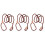 3Pièces Laisse Formation Café Nylon Durable 4