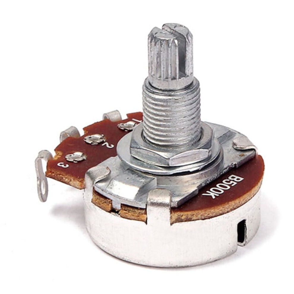Ounona B500k Ohm Mini Control Pot For Guitar Use Metal Multi 15Mm Shaft Volume And Tone Controls 9152228654037