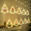Christmas tree window lights warm white USB string 2m 1