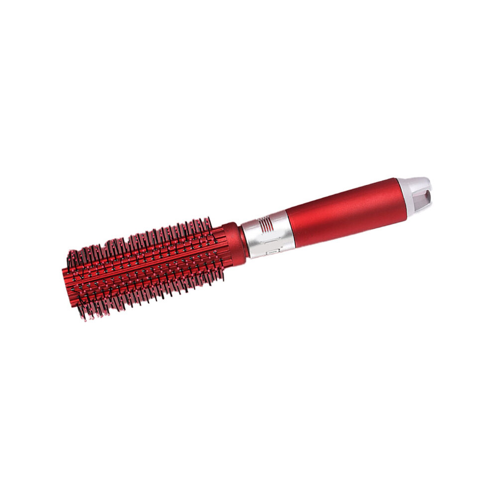 Red Round Hair Brush For Blow Drying, Curling, Straightening, Abs