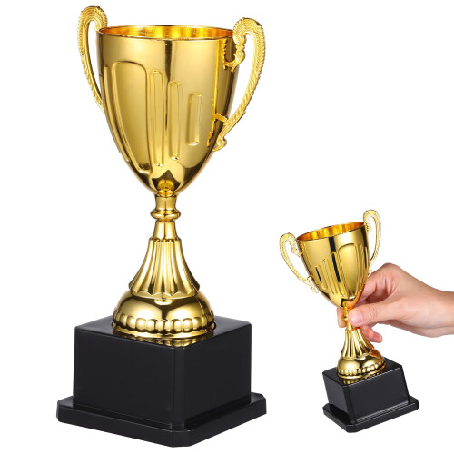 Winner Trophy Award Plastic Golden 1 Set