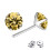 Classic Sterling Silver Stud Earrings, Hypoallergenic Earrings earrings post stud pack, 5PCS 1