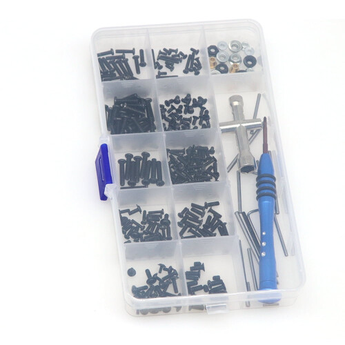 RC Car Screw Bolt Nut Kit with Wrench for Maintenance