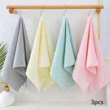 Face Towels Set Cotton Absorbent Soft 3 pcs 28.35 x 13.39