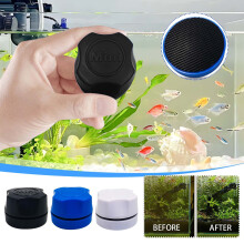 Magnetic Aquarium Brush Cleaner Scraper Sponge Tool for Glass Tanks 3-6mm Thick for Tools/Office(Multicolor),