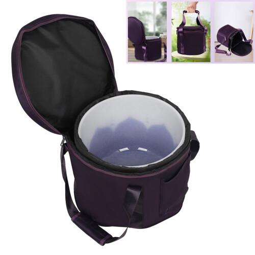Crystal Singing Bowl Carry Bag with Padding and Strap 1