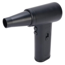 Cordless 130,000RPM Brushless Air Duster with LED, 7 Nozzles, 4000mAh Battery, 3 Air Modes, Rapid USB‑C Charge