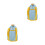 2Pièces À Cordon Enfants Nylon Coloré Rangement Jouets 7
